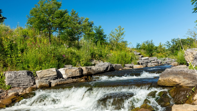In 2020, Albany brought 1,500 feet of Patroon Creek back above ground after decades in a pipe; three of the next five years saw peak flows exceed the old pipe’s capacity
