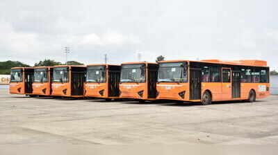 Women avail free bus ride service for Rakshabandhan