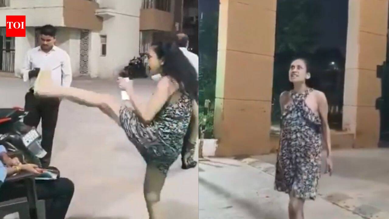 Greater Noida woman detained after 2am delivery food order sparks assault on society guard