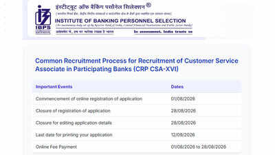 IBPS Clerk Recruitment 2026: Today is last date to apply for 11,403 posts; check direct link here