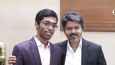 TN CM Vijay hails Praggnanandhaa’s historic Grand Chess Tour win