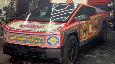 Tesla Cybertruck goes full desi with ‘Dekho, Magar Pyaar Se’ makeover in America