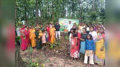 Villagers tie rakhis to trees, pledge forest protection in Chatra