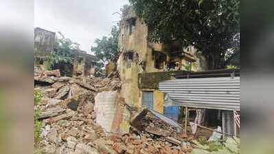 Part of dilapidated BSL residential block collapses, no casualties