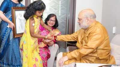 'Free insulin for life': Amit Shah celebrates Rakshabandhan with girls diagnosed with diabetes