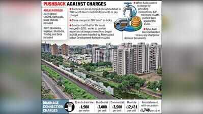 A Tale of Two Cities, Drainage Version: Paperwork, charges waived for some in Ahmedabad