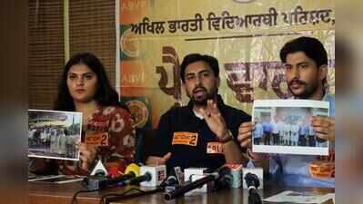 ABVP, ASAP trade intimidation charges as PU poll campaign heats up