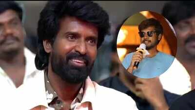 ‘Once upon a time, I saw you hanging from a rope and painting on a wall’: Soori tears up as Pa. Vijay recalls his early struggles and celebrates his rise at ‘Mandaadi’ audio launch