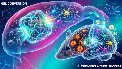 Scientists made a gel that turns brain cells into neurons, and it's already working in mice with Alzheimer's
