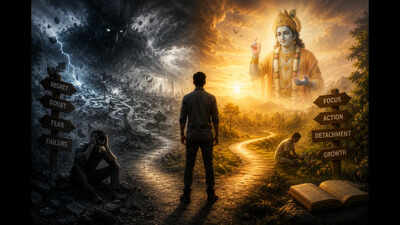 Quote Of The Day By Bhagavad Gita: Why fear makes every choice feel like a battle, and how Karma Yoga restores peace, drive, and confidence