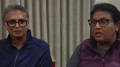 “It was a terrifying wall of dirt and water and we jumped out of the bus”: Couple recalls their near- death experience in Nepal floods
