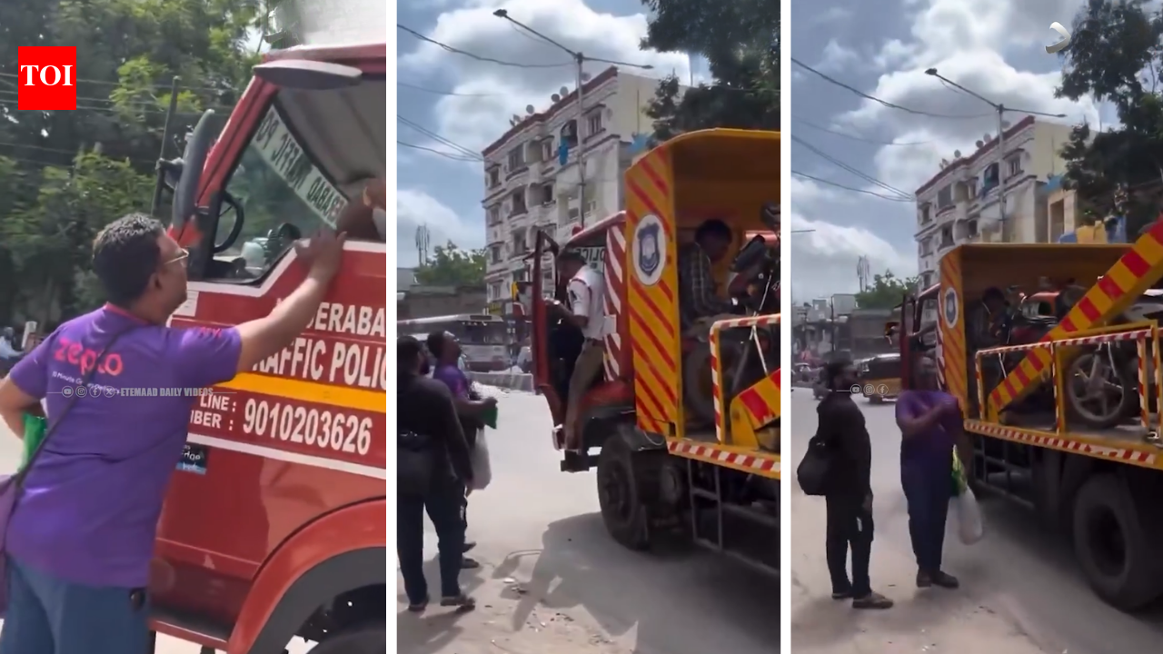 Life StyleDelivery guy pleads with police as his b