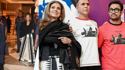 69-year-old Dimple Kapadia proves she's more stylish than anyone in Bollywood in a mundu-inspired skirt and shawl at Dil Chahta Hai reunion