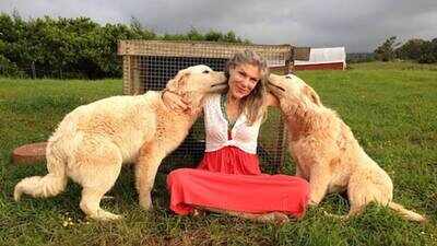 ‘I’m not going anywhere’: Sally Kellerman’s adopted daughter Claire Kellerman speaks out amid bitter Scottish island dispute over assistance dog after Equality Act lawsuit