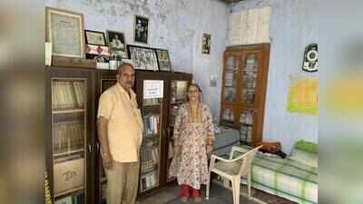 Gujarat couple welcomes all to their 2BHK with fully functioning Gandhian library