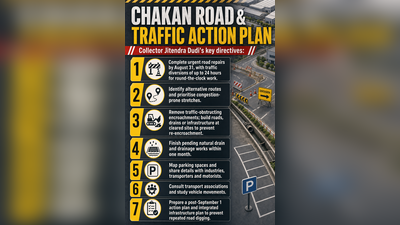 Dudi orders immediate road & traffic measures in Chakan, directs urgent removal of encroachments too