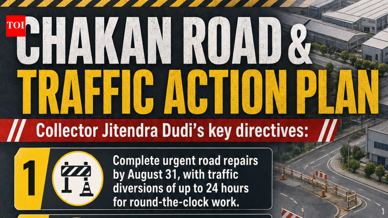 Dudi orders immediate road & traffic measures in Chakan, directs urgent removal of encroachments too