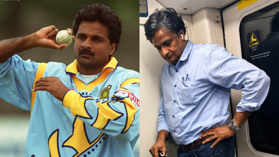 Former India pacer Javagal Srinath spotted travelling in Bengaluru Metro with trolley bag: Internet praises his simplicity