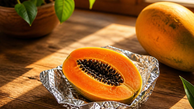 Aluminium foil hack to keep papayas fresh: Simple DIY trick to prevent papayas from turning mushy