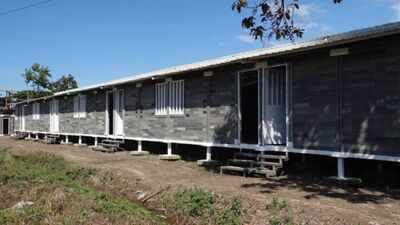 A Colombian man struggling to build his own home helped create Lego-like bricks from recycled plastic; by 2015 the system was sheltering 42 displaced families and could build a 40-sq-m home in 5 days
