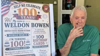 He is turning 100, so his community wants to give him 100 birthday cards: Texas WWII veteran’s remarkable century is being celebrated with a heartfelt tribute