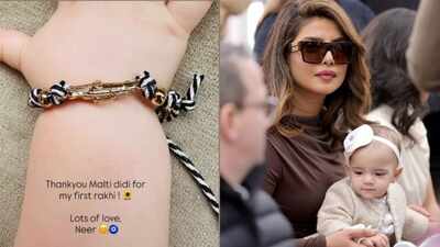 Malti Marie Chopra Jonas sends first Rakhi to cousin Neer; Priyanka Chopra and Parineeti Chopra share heartwarming family moment