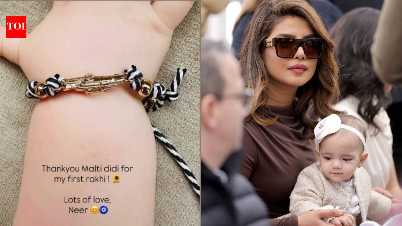 Priyanka Chopra’s daughter bonds with baby Neer