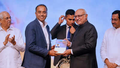 Vice-President CP Radhakrishnan honours Prayagraj railway officer for social contributions