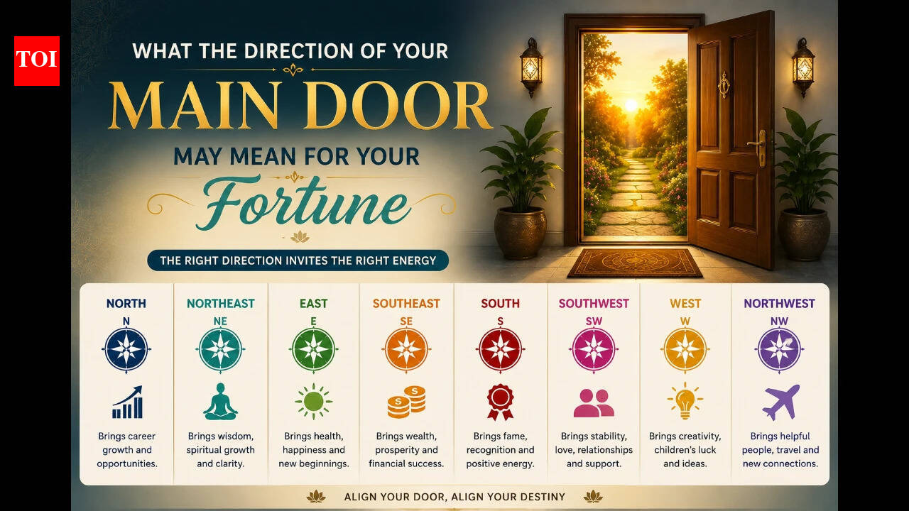 Best Main Door Directions:Vastu Shastra links entrance with money &amp; peace; upkeep stays crucial