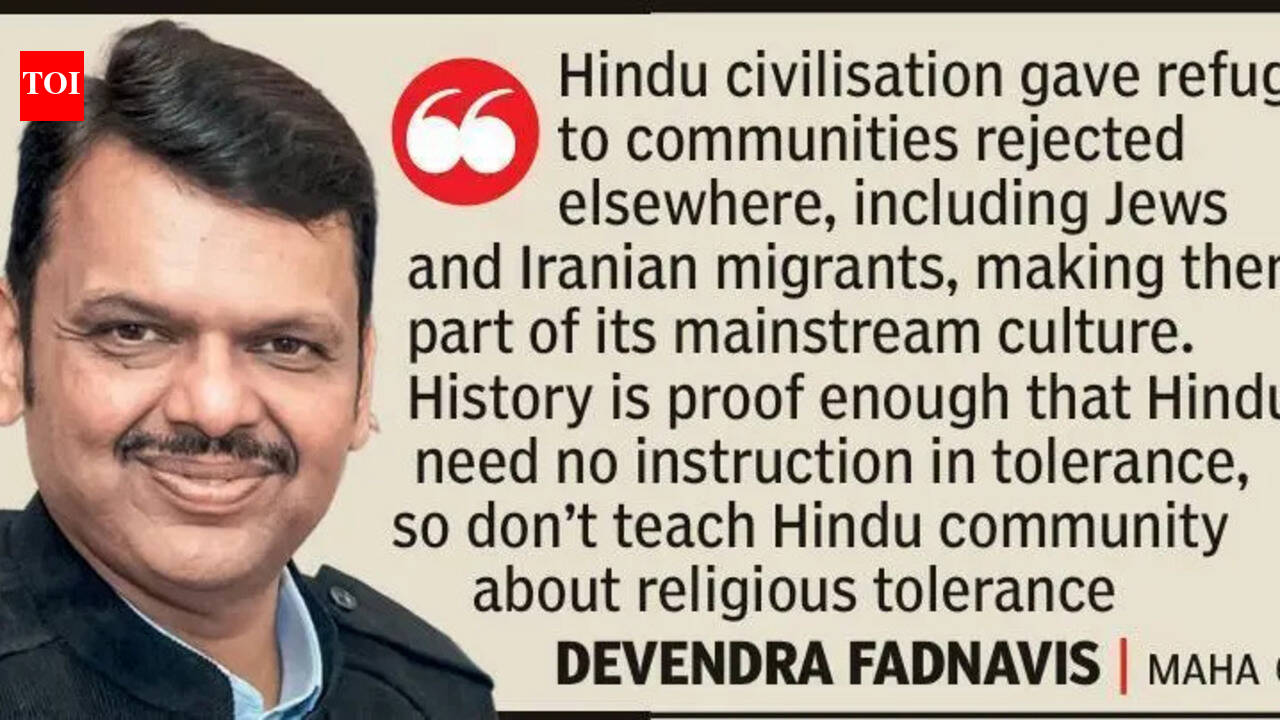 Fadnavis echoes Bhagwat: ‘Tolerance in Hindu blood’