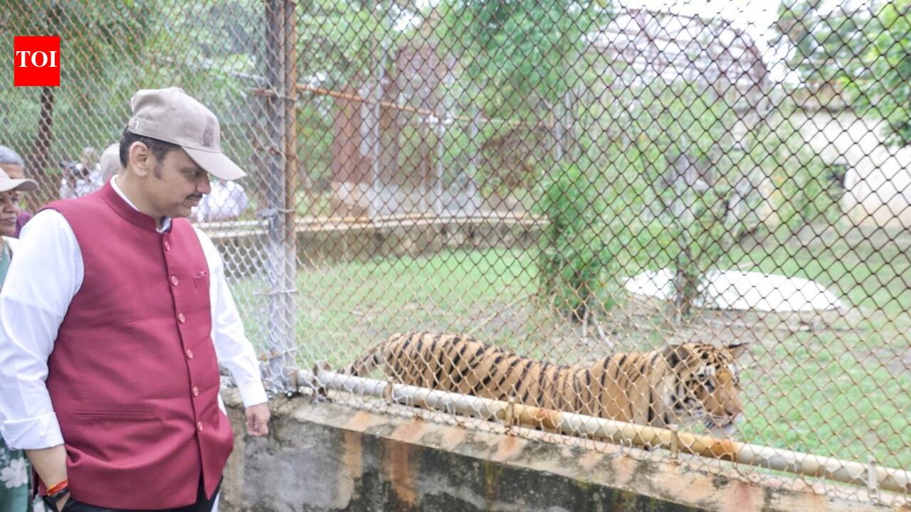 Fadnavis visits Gorewada zoo, signals big push for CM's dream wildlife project