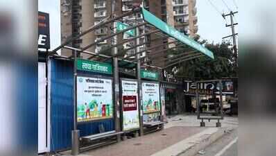 Buses don’t stop here: Bus shelters across Ghaziabad and Noida give way to repair shops, food stalls