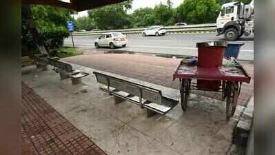 Buses don’t stop here: Bus shelters across Ghaziabad and Noida give way to repair shops, food stalls