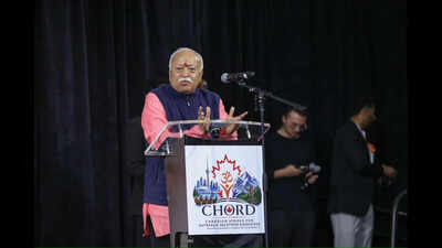 India became ‘Vishwaguru’ through service, not pursuit of superpower status: RSS cheif Mohan Bhagwat in Toronto
