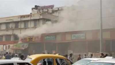 Fire breaks out at food plaza at Sealdah station in Kolkata