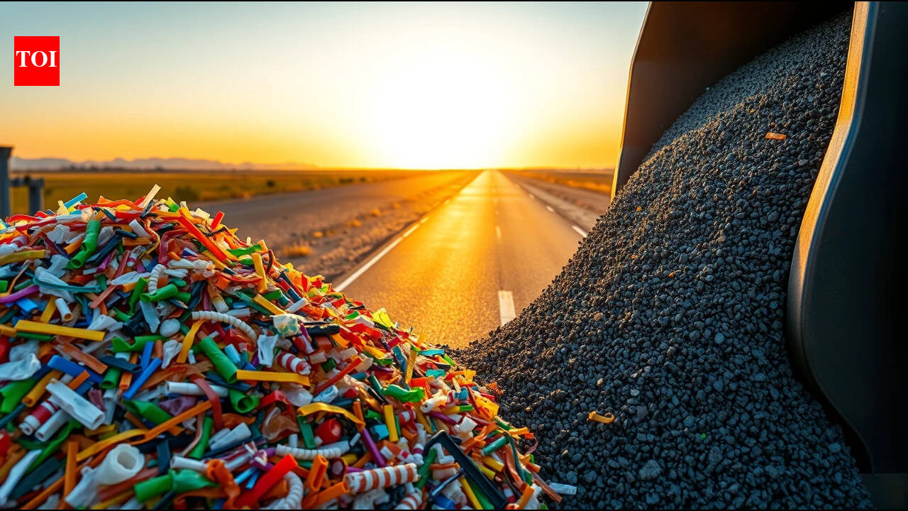 Texas tested a highway built with 4.5 tons of recycled plastic in 2025