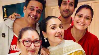 Govinda skips Raksha Bandhan gathering as Sunita Ahuja celebrates with Krushna Abhishek, Aarti Singh and children