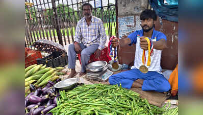 4 golds for India, but Jharkhand throwball star drives cab, sells vegetables to survive