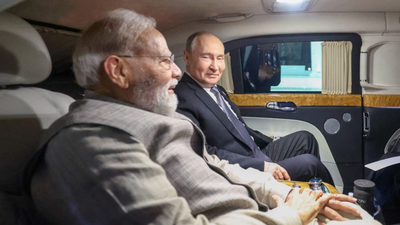 PM Modi-Putin hit the road together again, share car ride after bilateral talks in Bishkek