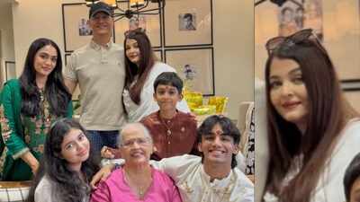 Aishwarya Rai Bachchan, Aaradhya celebrate Raksha Bandhan; fans love this rare glimpse of the actress with family after her sister-in-law Shrima Rai shares PIC