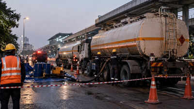 28-tonne benzene tanker leaks in Mumbai's Chembur; 500m area cordoned off, traffic diverted