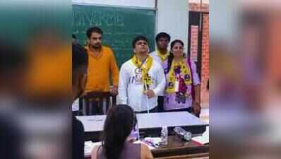 In a first, visually impaired student in Dusu race