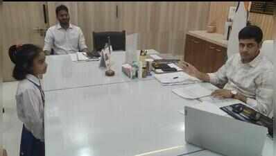 ‘Road leaves us hurt, uniforms dirty’: Class 1 girl asks Mau DM to fix school route