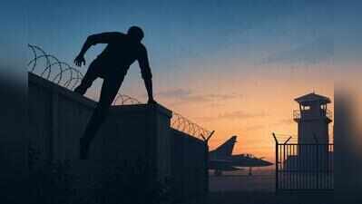 Fearing the police, man lands on IAF premises, detained