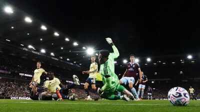 Japanese Zion Suzuki makes Premier League history, but Bukayo Saka sinks Aston Villa