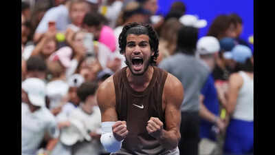 Carlos Alcaraz makes winning US Open return after wrist injury: ‘I had more nerves than usual’