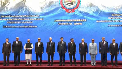 Watch: PM Modi shares warm handshakes with Xi, Putin at SCO Summit
