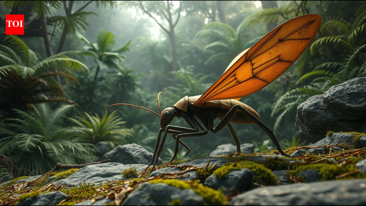 A 324-million-year-old fossil reveals an insect that lived between land and water