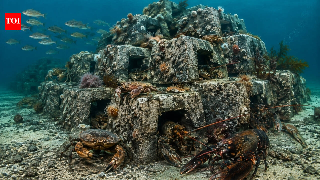 UK researchers made a reef from 50 tonnes of coal waste; marine life arrived within 3 weeks