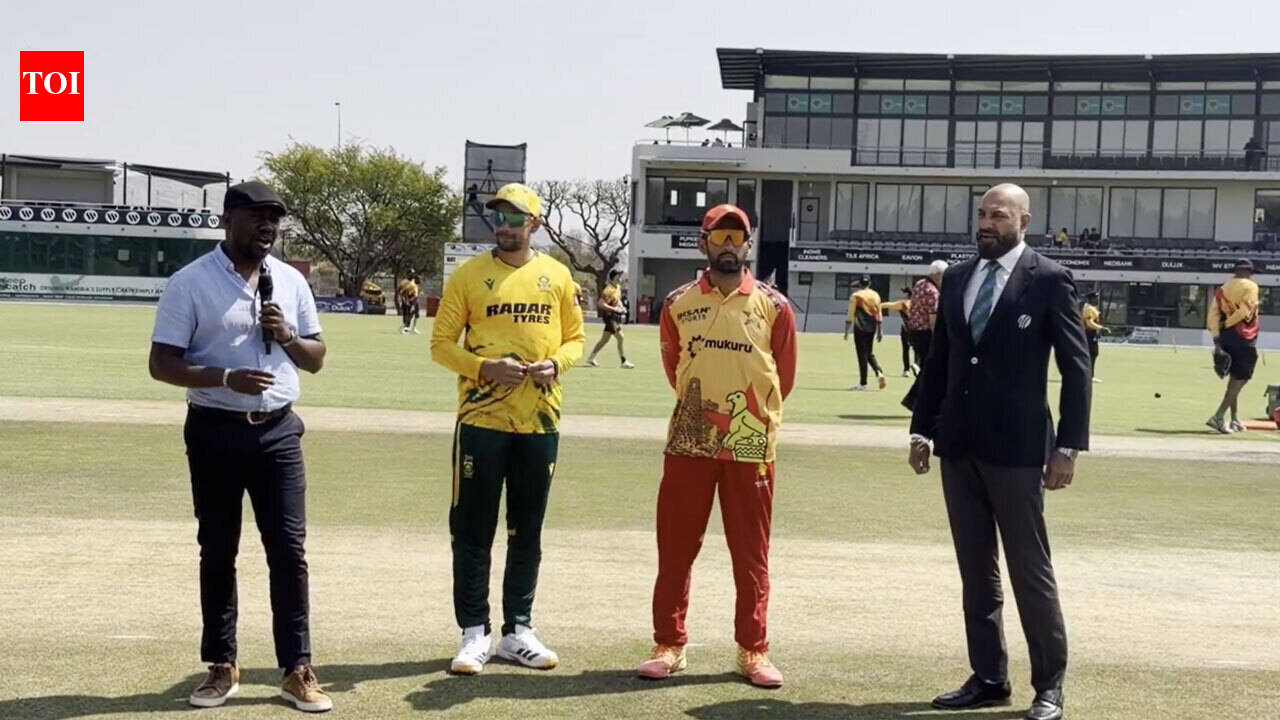 Zimbabwe 105/8 in 13.1 Overs | South Africa vs Zimbabwe Live Score, 4th Match, Namibia T20I Tri-Series 2026
